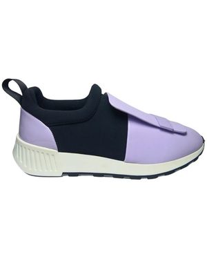Sergio Rossi Sneaker Pelle - Blauw