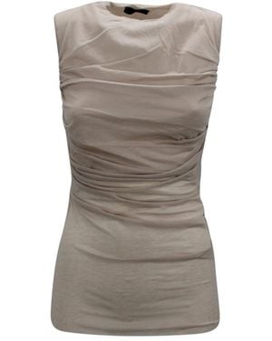 Soeur Sleeveless Tops - Grey