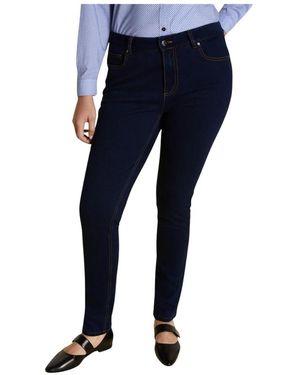 Marina Rinaldi Jeans ,Blauw ,Denim Idem Pantalone