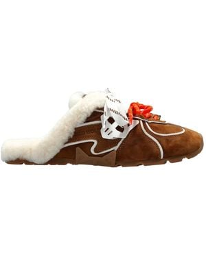Naked Wolfe Mules - Marrone