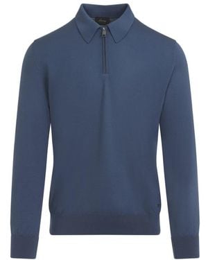 Brioni Polo Shirts - Blue