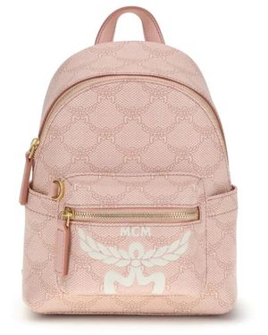MCM Stark Lauretos Rucksack - Pink