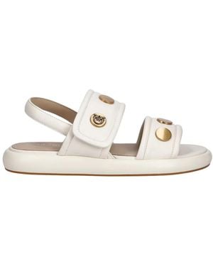 Pinko Flat Sandals - White