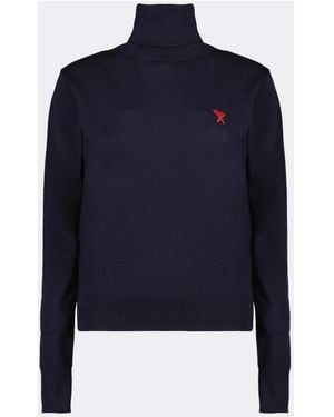 Ami Paris Turtlenecks - Blue