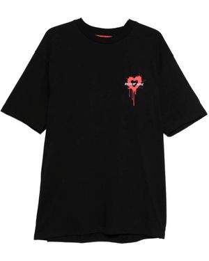 Vision Of Super Schwarze Herz-Motiv T-Shirts Und Polos