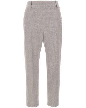 Eleventy Capri-Broek - Grijs