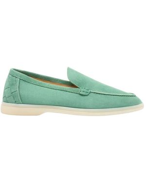 SCAROSSO Schoenen ,Groen ,Suède Ludovica Premium Loafer