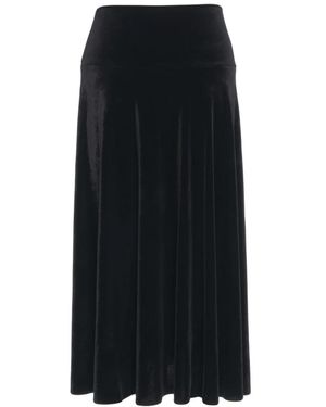 Norma Kamali Maxi Skirts - Zwart
