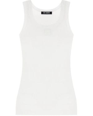 Raf Simons Sleeveless Tops - White