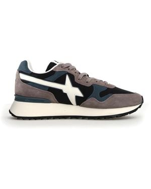 W6yz Technical Fabric Chunky Trainers - Blue