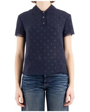 Acne Studios Polo Shirts - Blue