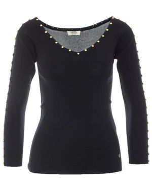 Liu Jo Round-Neck Knitwear - Noir