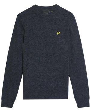 Lyle & Scott Round-Neck Knitwear - Blue