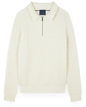 Paul & Shark V-Neck Knitwear - Blanco
