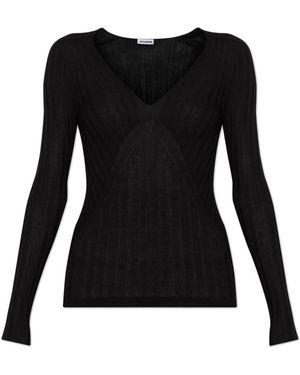 Jil Sander Cashmere Knitwear - Negro
