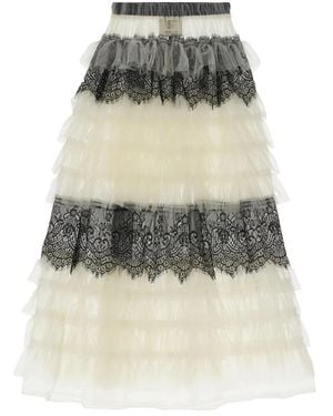 5 PROGRESS Midi Skirts - Weiß