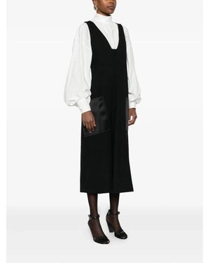 Carven Apron Dress - Schwarz