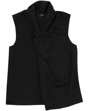 Theory Sleeveless Tops - Noir