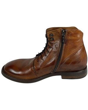 LEMARGO Schoenen ,Bruin ,Leer Ranch Veterboot