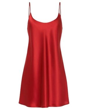 La Perla Silk Short Dress - Rood