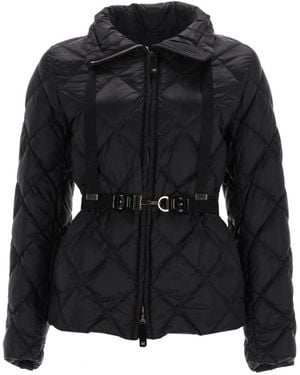 Max Mara Mtcsoftb Quilted Belted Jacket - Zwart