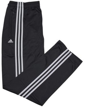 adidas Fitness ,Zwart ,Polyester Trainingbroek - Blauw