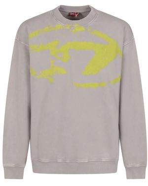 DIESEL Stilvolle Pullover S-Boxt-R2 - Grau