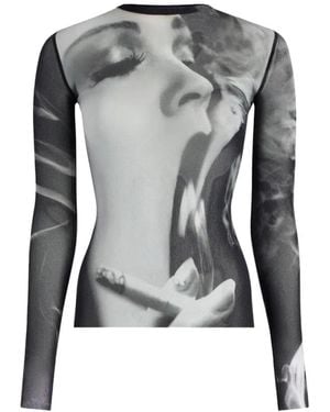 Jean Paul Gaultier Long Sleeve Tops - Grigio
