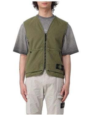 Stone Island Vests - Verde