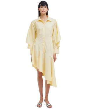 WEILI ZHENG Shirt Dresses - Metallic