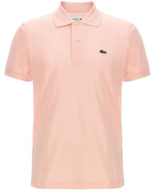 Lacoste Polo Shirts - Pink