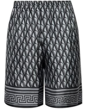 Versace Silk Shorts - Zwart