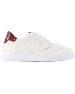 Philippe Model Temple Lage Sneakers - Wit