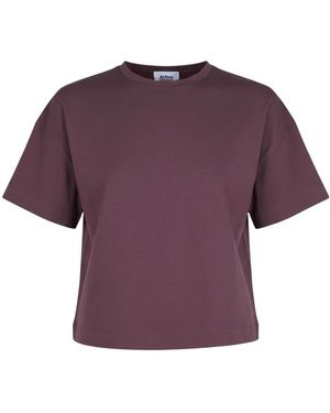 Alpha Studio Oversized T-Shirt Van Jersey - Paars