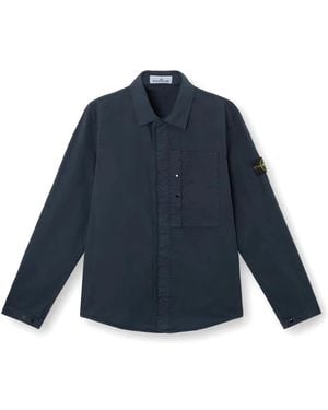 Stone Island Light Jackets - Bleu