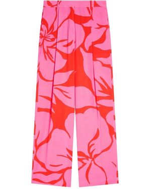 Dries Van Noten Wide Broeken - Roze