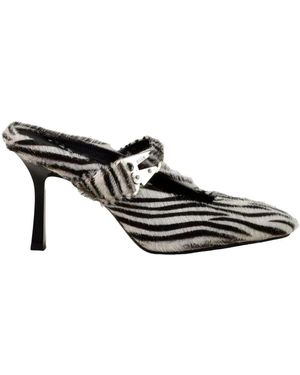 MSGM Heeled Mules - Zwart