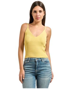 ARMANI EXCHANGE Sleeveless Tops - Blue
