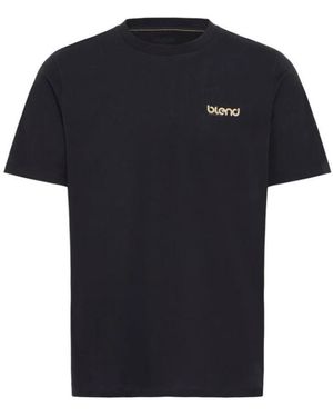 Blend Tops ,Zwart ,Short Sleeve T-Shirt 20720327