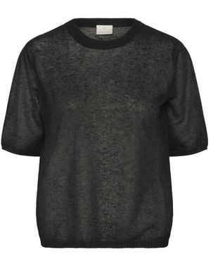 Kaffe Round-Neck Knitwear - Negro