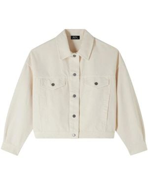 A.P.C. Denim Jackets - Natural