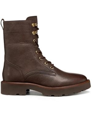 Geox Lace-Up Boots - Marron