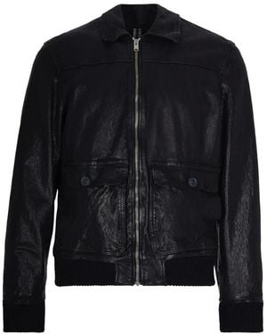 DFOUR® Leather Jackets - Black