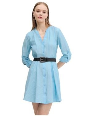 Desigual Shirt Dresses - Azul