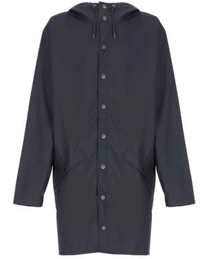 Rains Lange Jas - Blauw