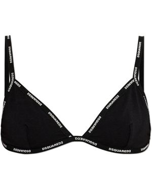DSquared² Logo Bra - Schwarz