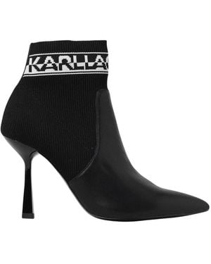 Karl Lagerfeld Heeled Boots - Negro
