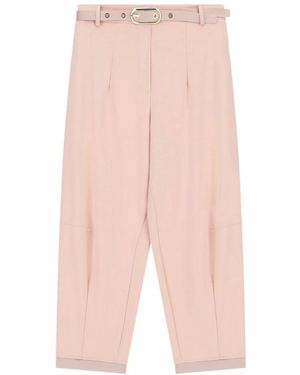Imperial Cropped Trousers - Pink