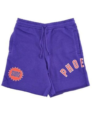 Mitchell & Ness Casual Shorts - Purple