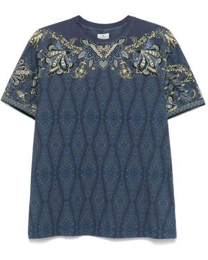 Etro Multicolor t-shirt und polo - Blau